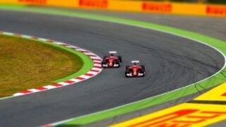 race cars on a track toy