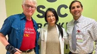 Larry Goodall, Dr. Kimberly Gokoffski and Dr. Frank Abella-Ayala