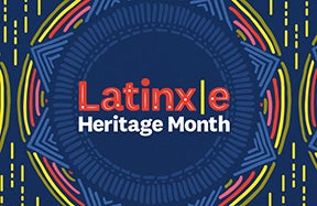 Latinx/e Heritage Month logo 2023