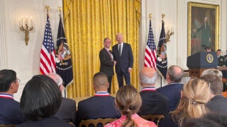 Neil Siegel and President Joe Biden