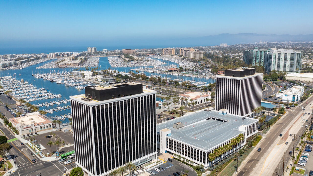 Aerial view of the USC Information Sciences Institute