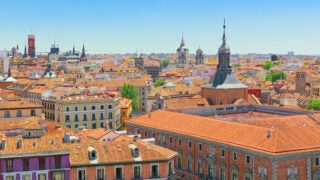 Skyline of Madrid