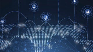 Illustration of human network