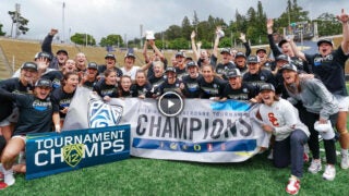 Lacrosse 2023 Pac-12 tournament champions