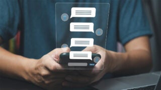 Photo illustration: real-time social media