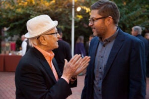 Norman Lear and Josh Kun