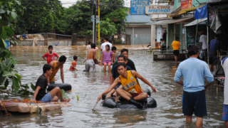 Climate change-fueled flooding in the Philippines
