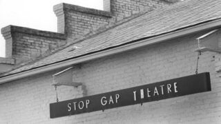 Stop Gap Theatre sign