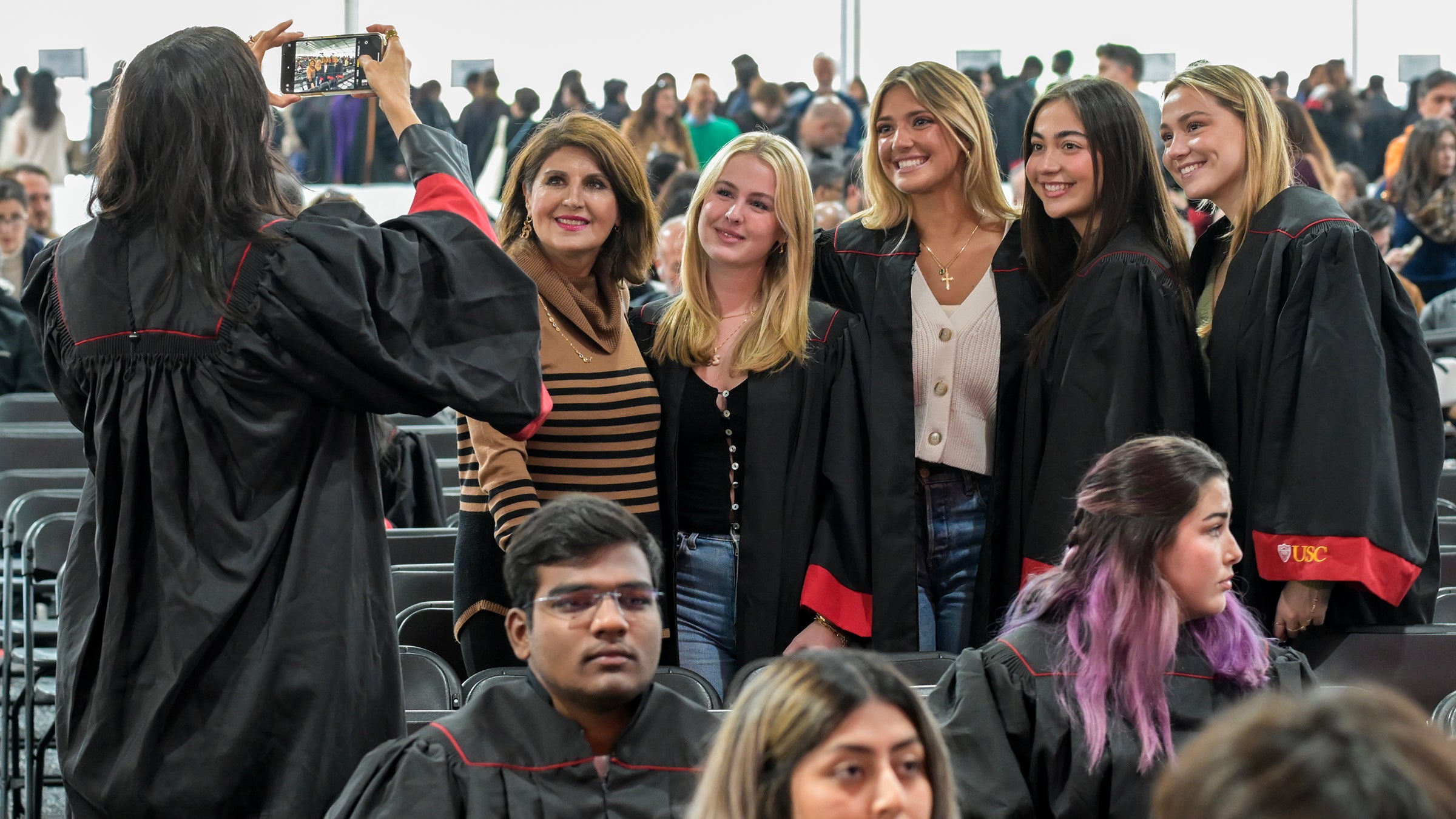 USC spring convocation: Students take photos
