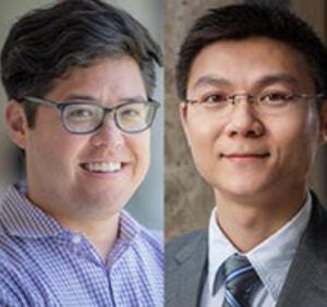 Justin Ichida（左）和Zhongwei Li是NIH主任奖的获奖者。（照片/ Justin Ichida, Zhongwei Li提供）