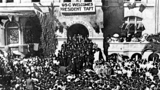 President Taft visits USC in 1911