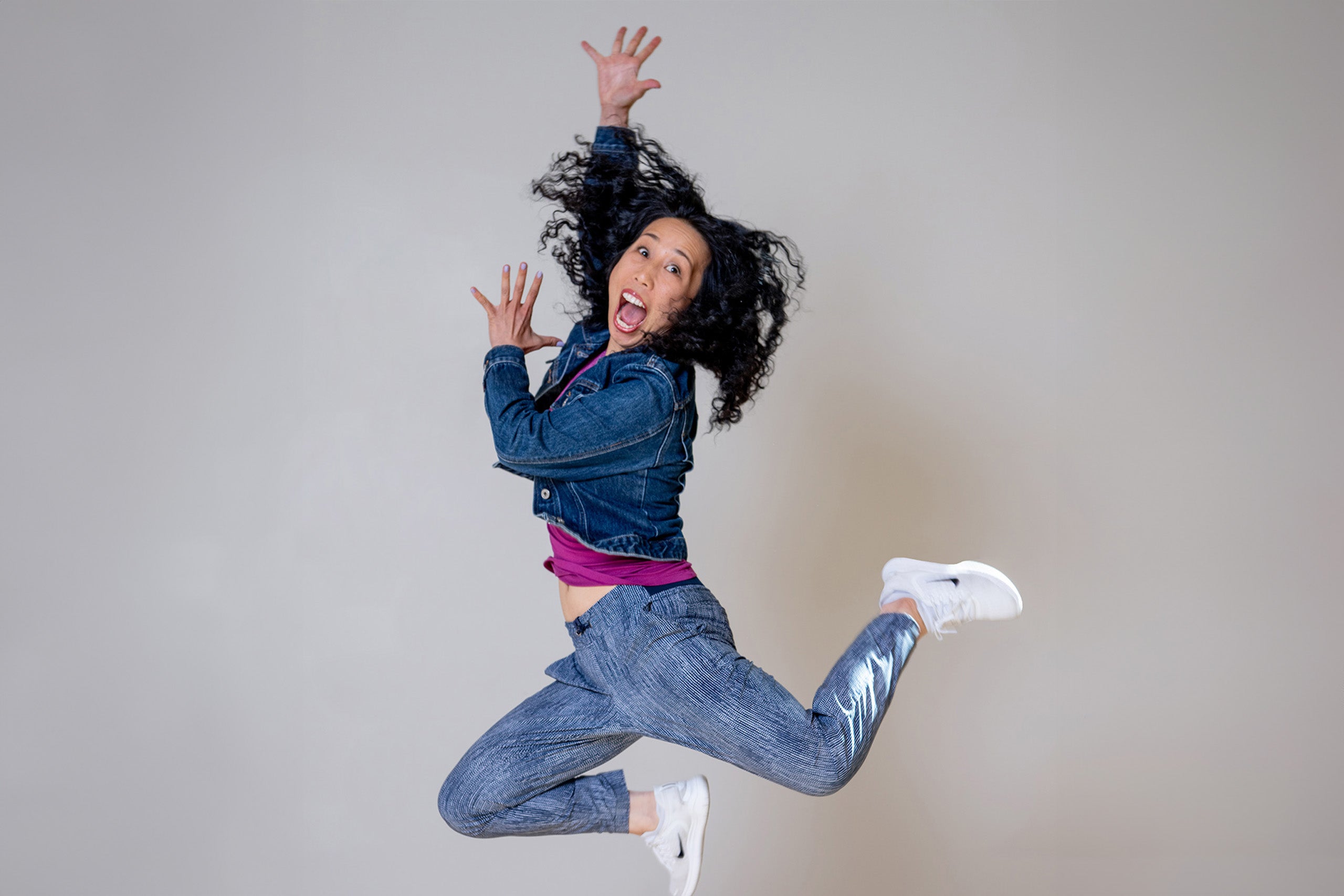 Hip-hop Dancer Posing On Studio Background Stock Photo, Picture and Royalty  Free Image. Image 12085078.