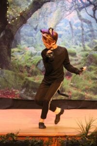 Hugo Miller performs in Into the Woods as an 11-year-old