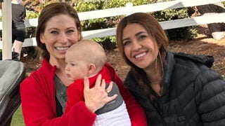 Blake Robbie, Reya Robbie and Deena Fatehi