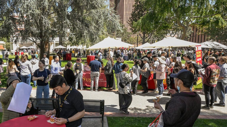 Asian American & Pacific Islander Heritage Month kickoff: Crowd