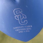 Rawlinson Stadium: Engraved shovel