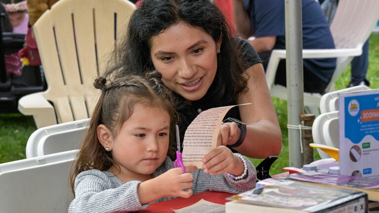 L.A. Times Festival of Books at USC: Mom Viridiana Arellano and daughter Erin