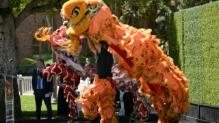 USC Asian American & Pacific Islander Heritage Month kickoff: lion dancers