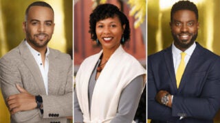 Royel Johnson, Dwuana Bradley and Kendrick Davis