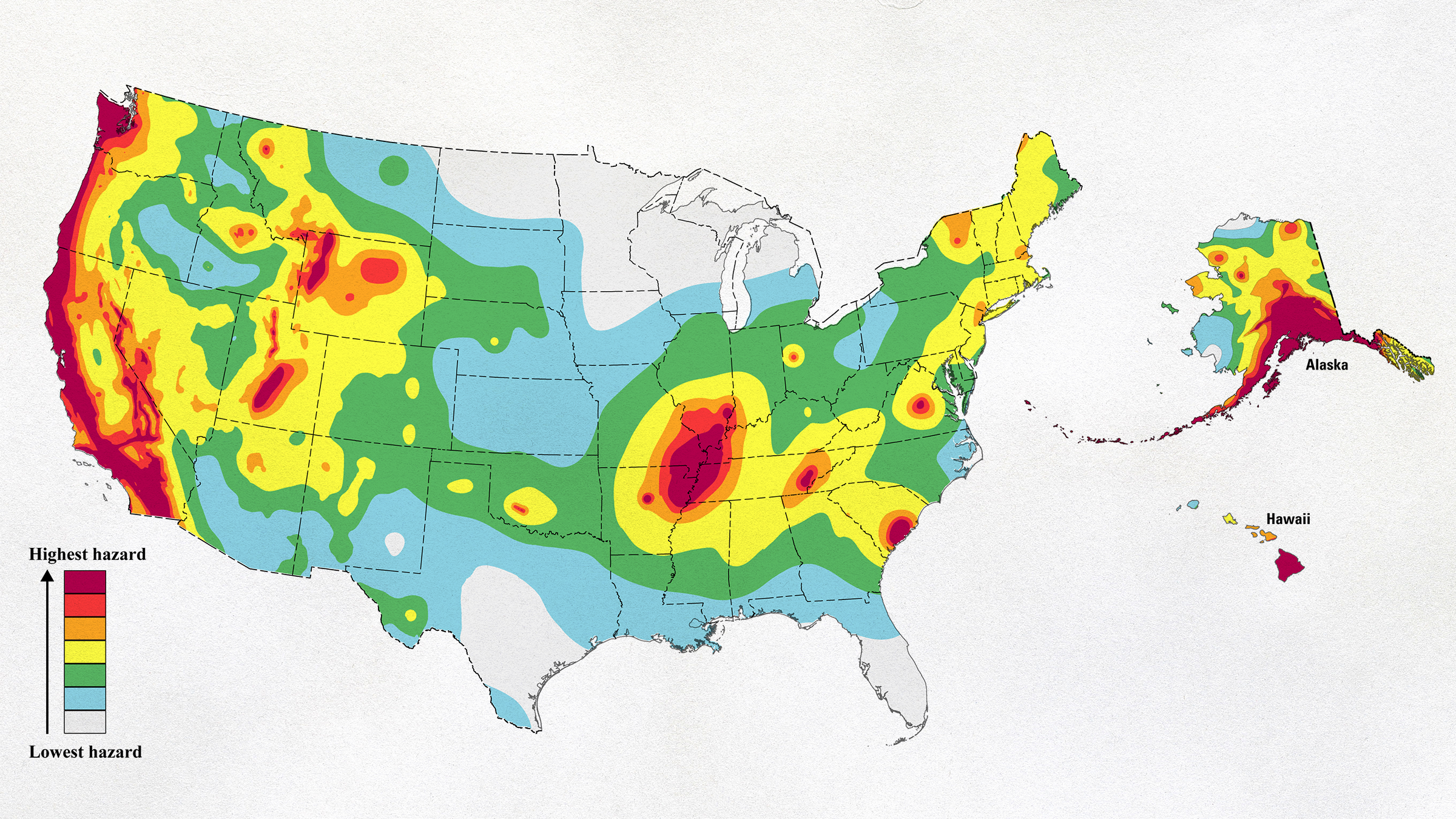 How threatened by earthquake are U.S. communities? New report gives
answers