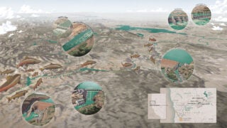 Map with no description of the Klamath River map