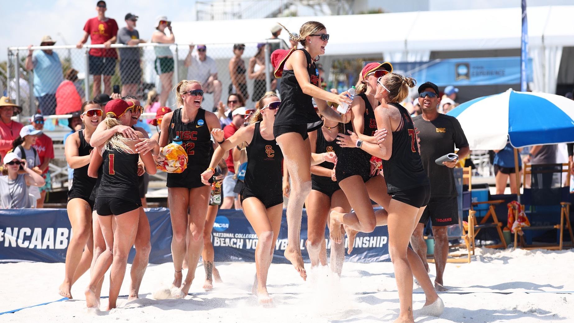 Women of Troy win fourth consecutive beach volleyball national
championship