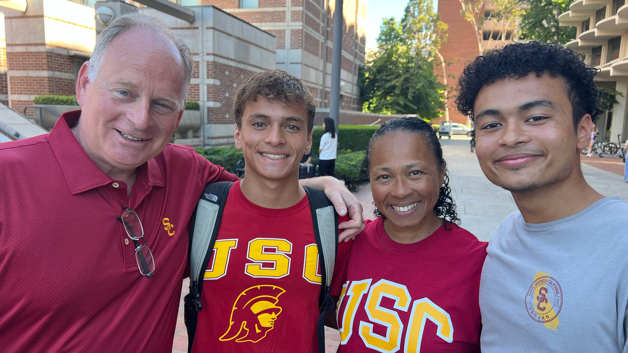 Newcomers to USC: Mark, Ryan, Lisa and Kyle Stevenson