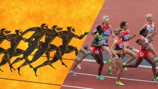 Illustration: Ancient and modern Olympics