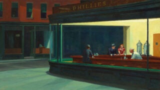 Painting: Nighthawks by Edward Hopper