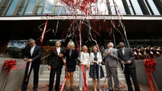 Ginsburg Hall ribbon-cutting