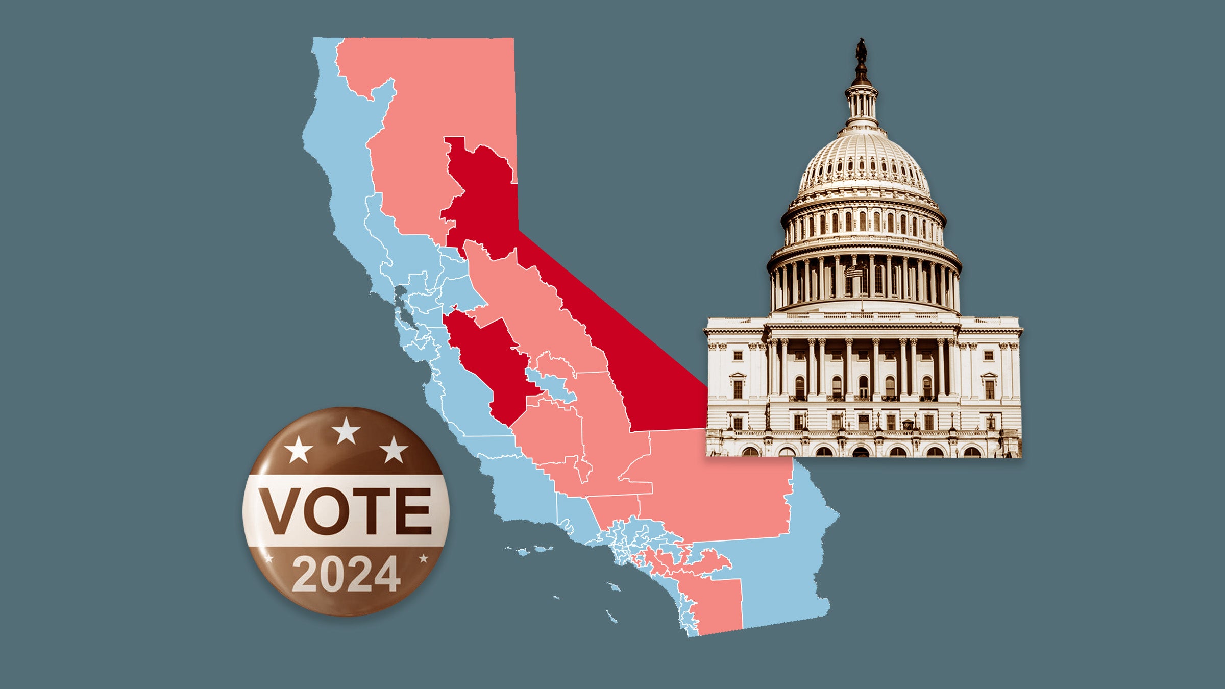 California House poll Democrats hold slim leads in state’s closest