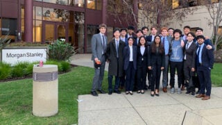Students visit Morgan Stanley offices