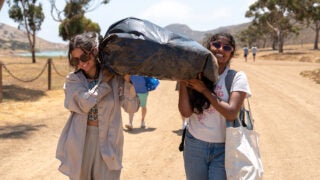 Doctoral students Shayna Kohl and Anvi Surapaneni
