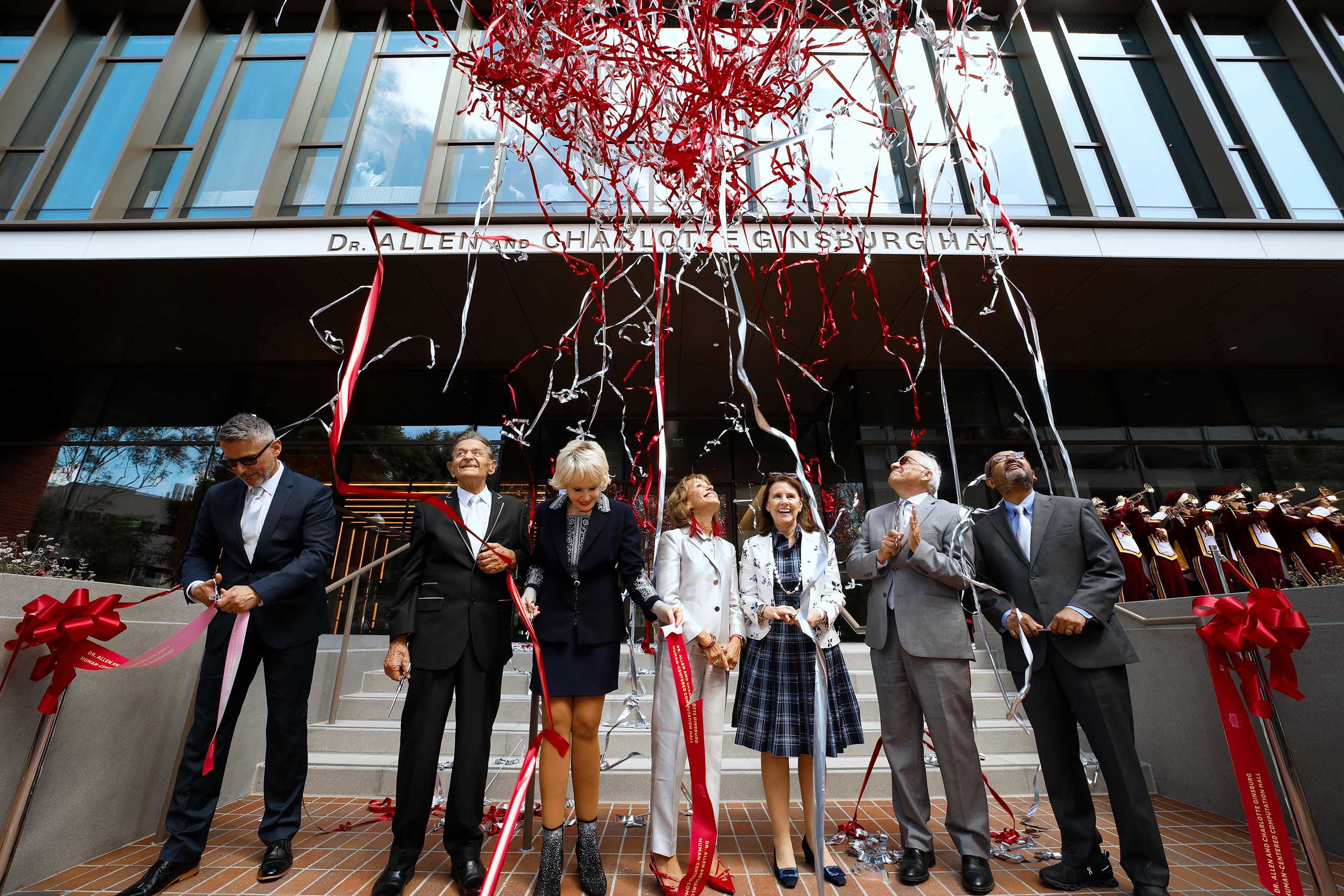 Ginsburg Hall ribbon-cutting