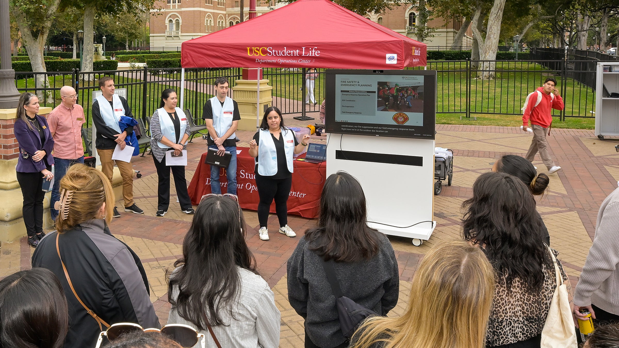 Great ShakeOut: Student Life workers