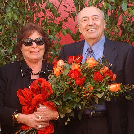 Andrew and Erna Finci Viterbi at 2004 school naming ceremony