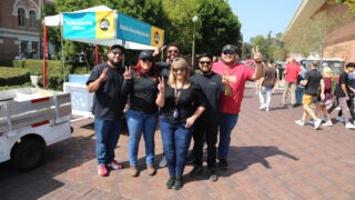 USC football sustainability: Zero Waste Team