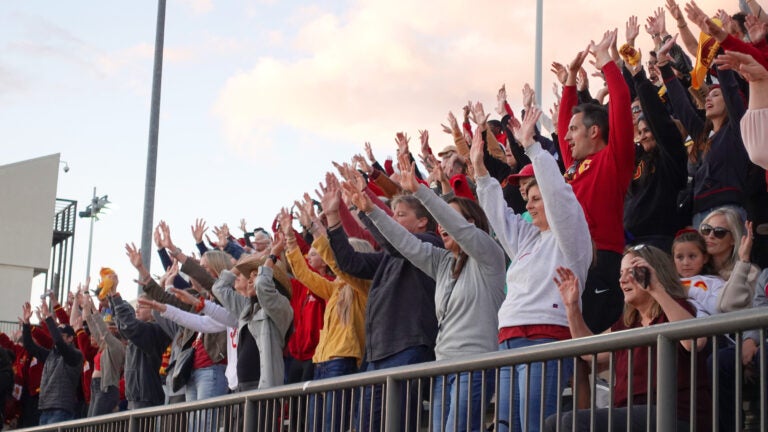 USC homecoming 2024: Cheering crowds