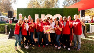 USC homecoming 2024: President Carol Folt and alums