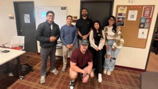 USC Veterans Resource Center: Chhai Chhet, Guillermo Coronado, Christopher Meraz, Nea Ocampo, Brianna Ramirez and Christian Romero