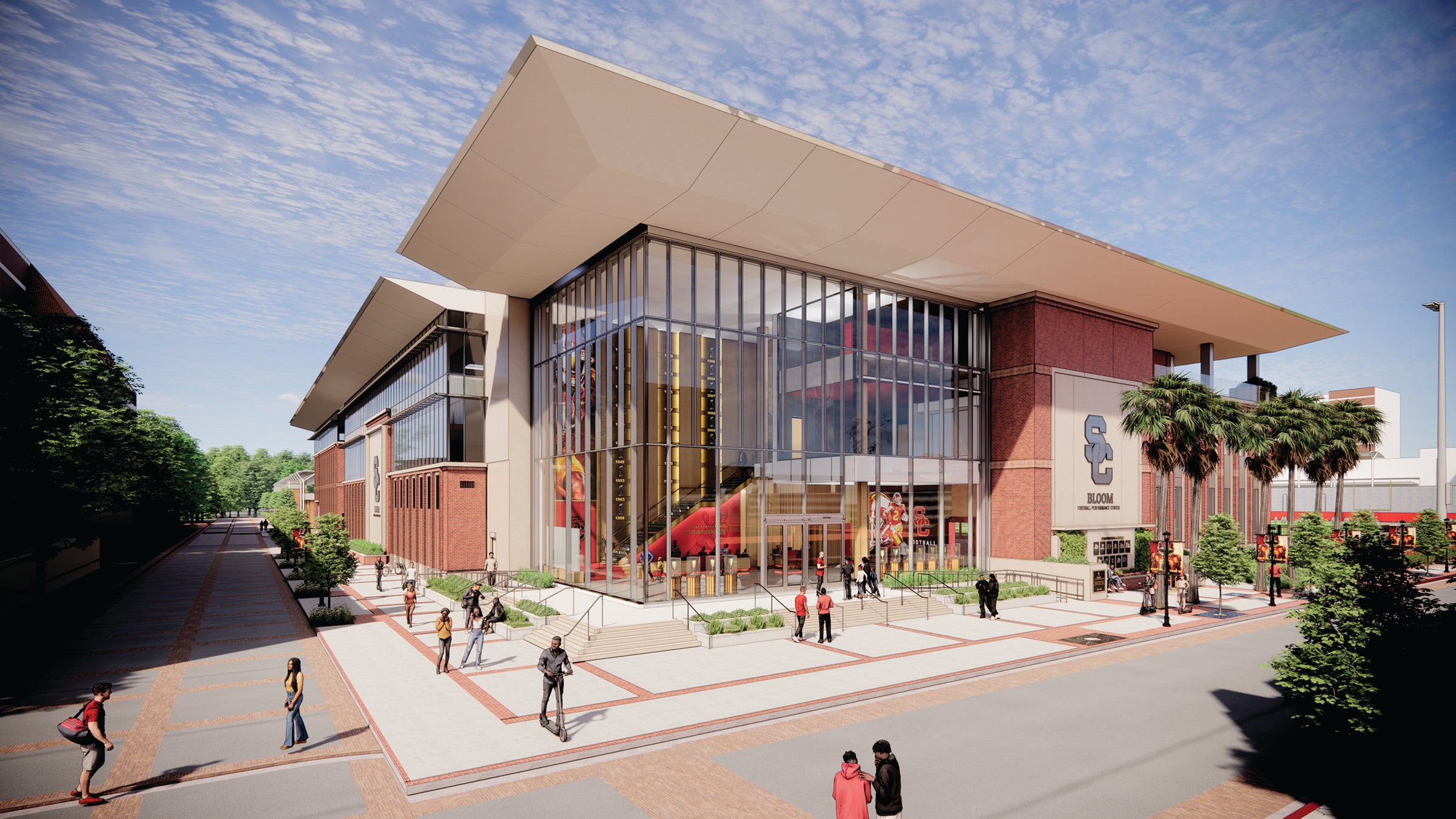 Rendering of Bloom Football Performance Center