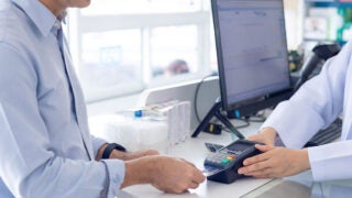 Person paying for services