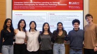 CAIS++ student team from the USC Center for Artificial Intelligence in Society