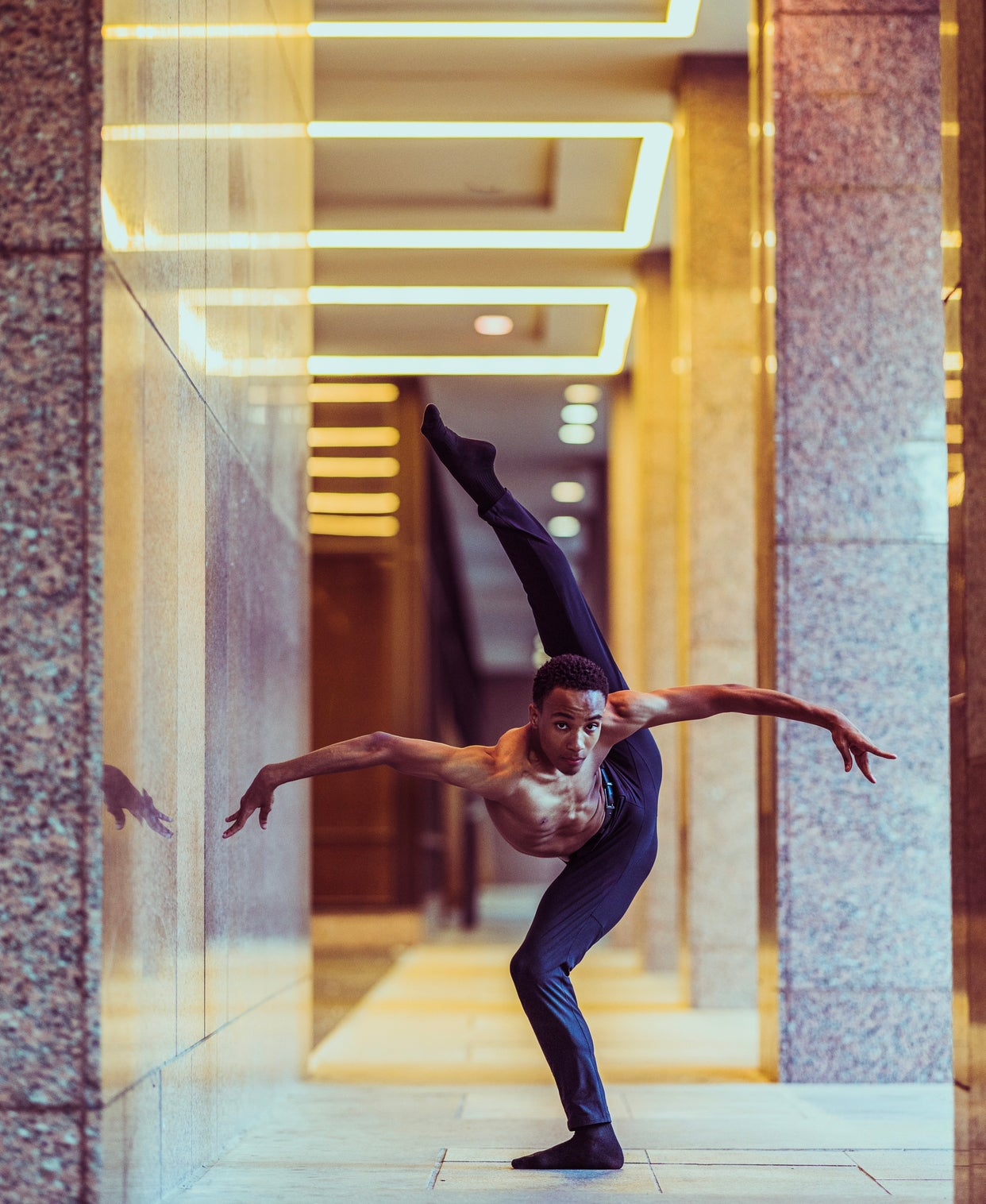 Browner aims to match the backdrop of his dance videos to the mood of each dance. (USC Photo/Rhi Lee)