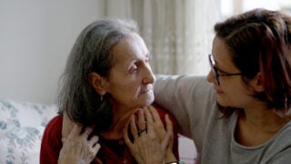 Older woman and younger woman