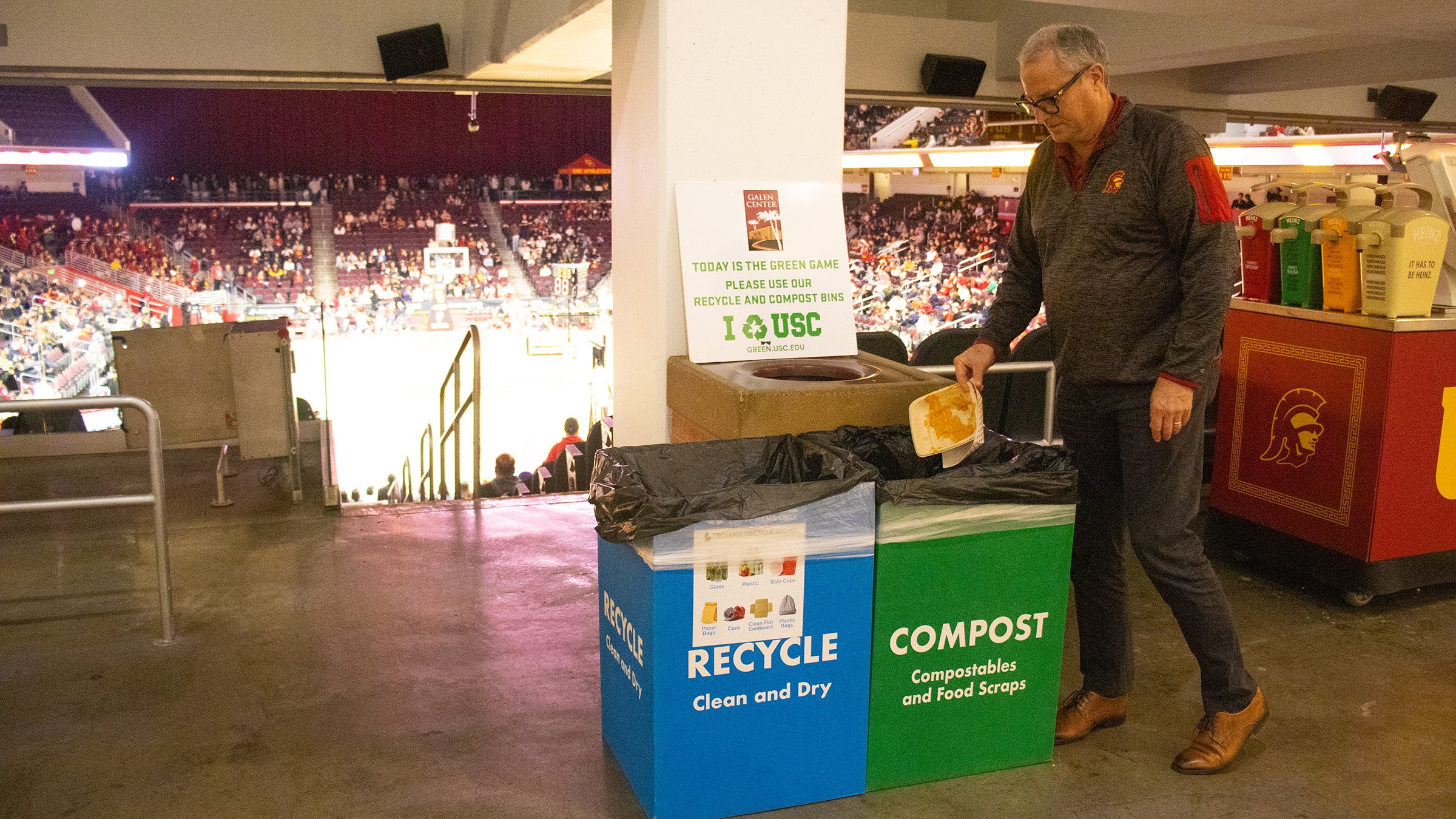 011425_USC_Basketball_Zero Waste Game_vs_Iowa_7