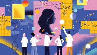 Brain research illustration