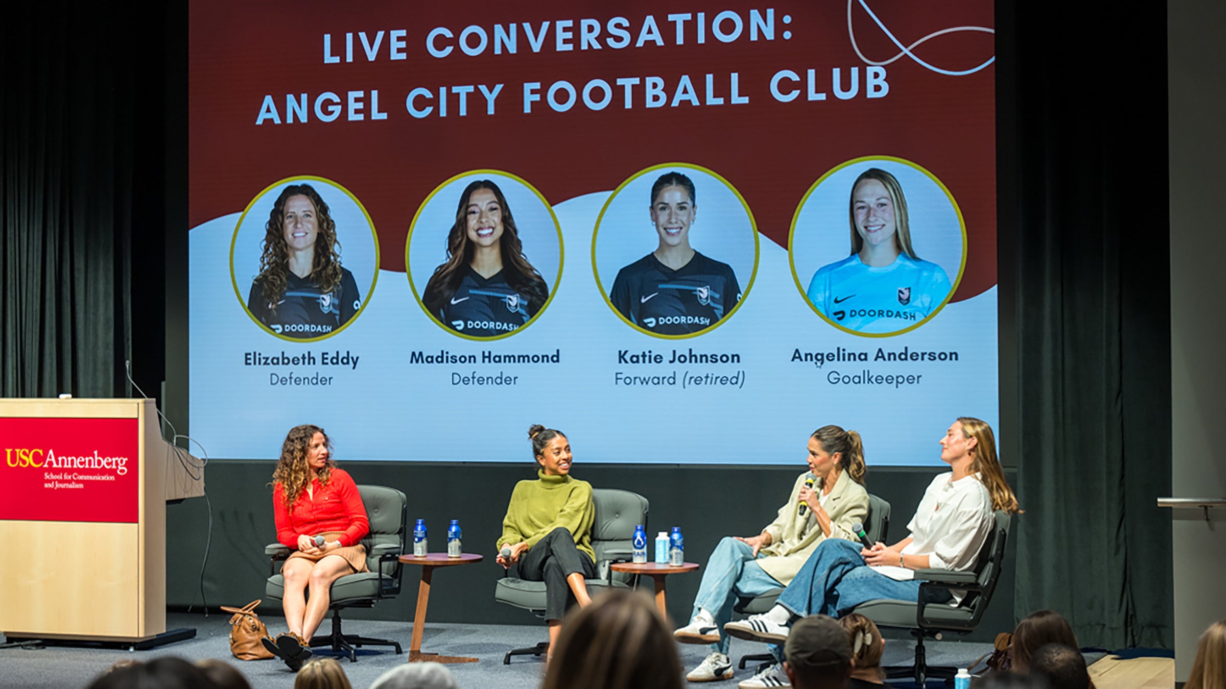 National Girls & Women in Sports Day: Panelists Elizabeth Eddy, Madison Hammond, Katie Johnson and Angelina Anderson