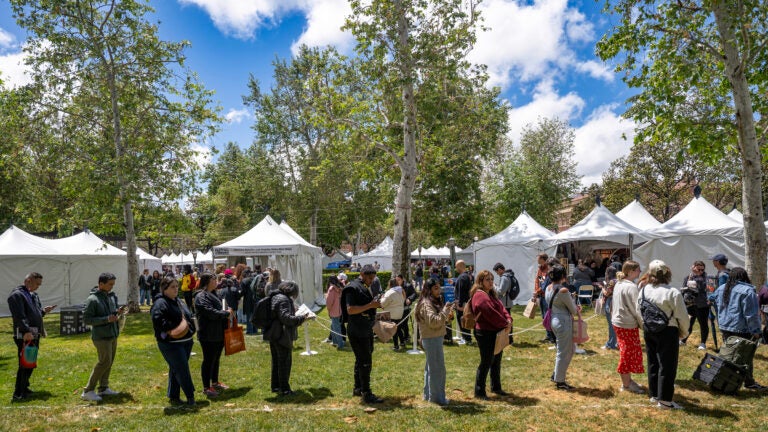 Festival of Books: Lining up for author autographs