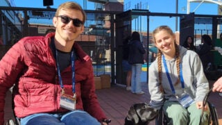 Myles Molnar and Rachel Miller